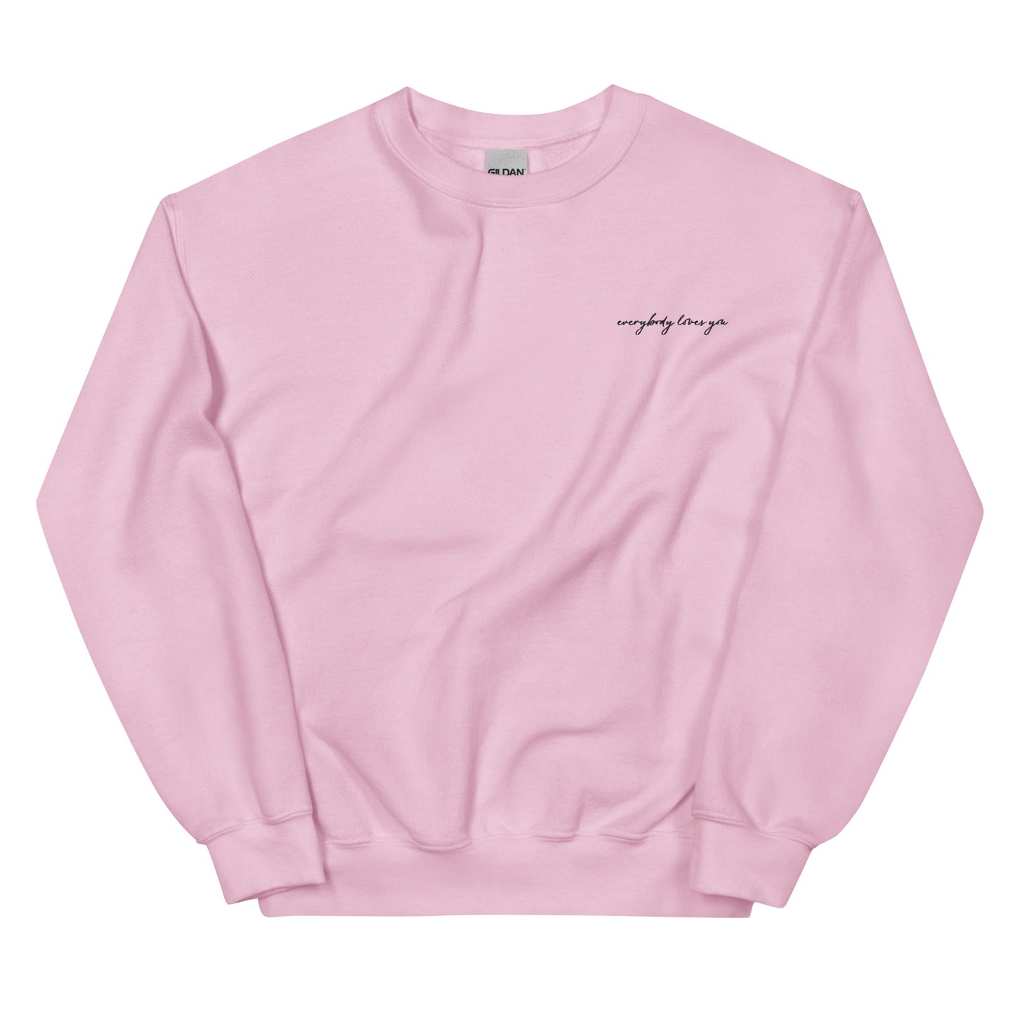 Everybody Loves You Pink Crewneck